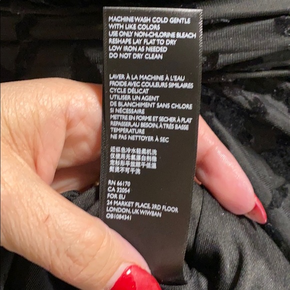 Free People Olivia Velvet Burnout Slip dress M - Picture 10 of 10